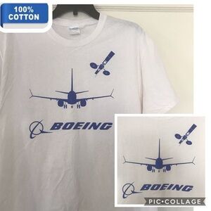 Men's New Boeing Logo Classic 💯‎ %cotton T-shirt